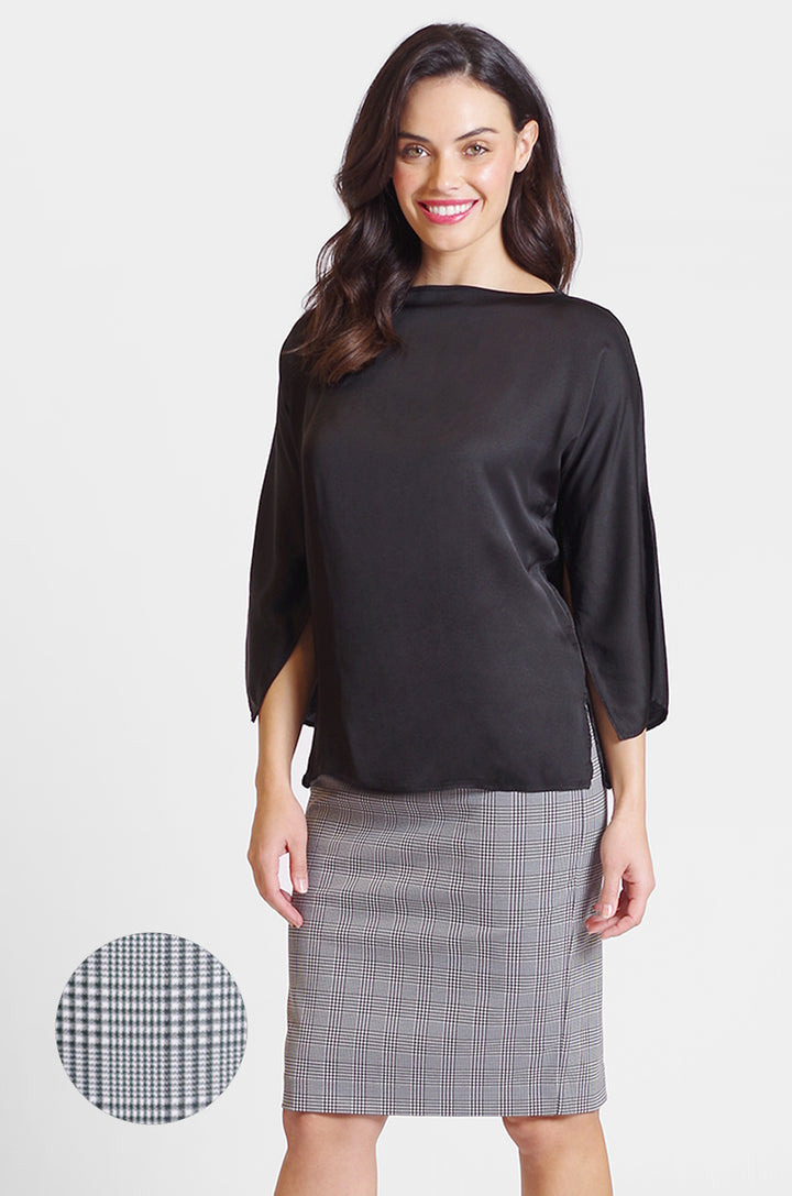 Logan Skirt - Manhattan Plaid: FINAL SALE