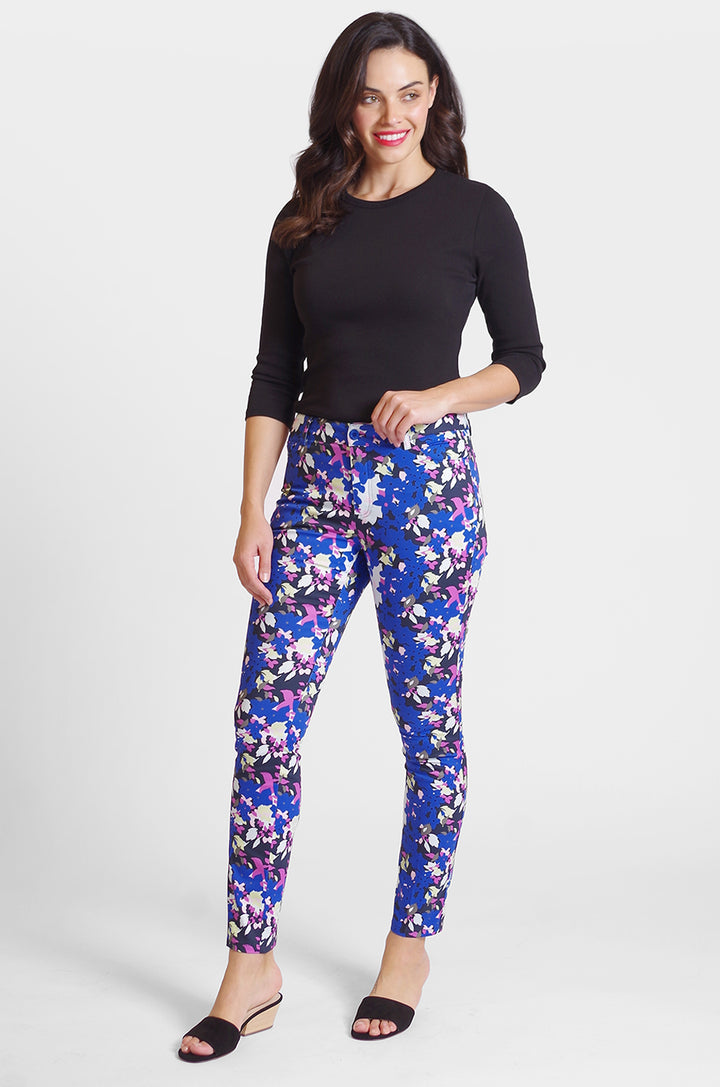 Twiggy Slim Jean - Colorful Bouquet: FINAL SALE