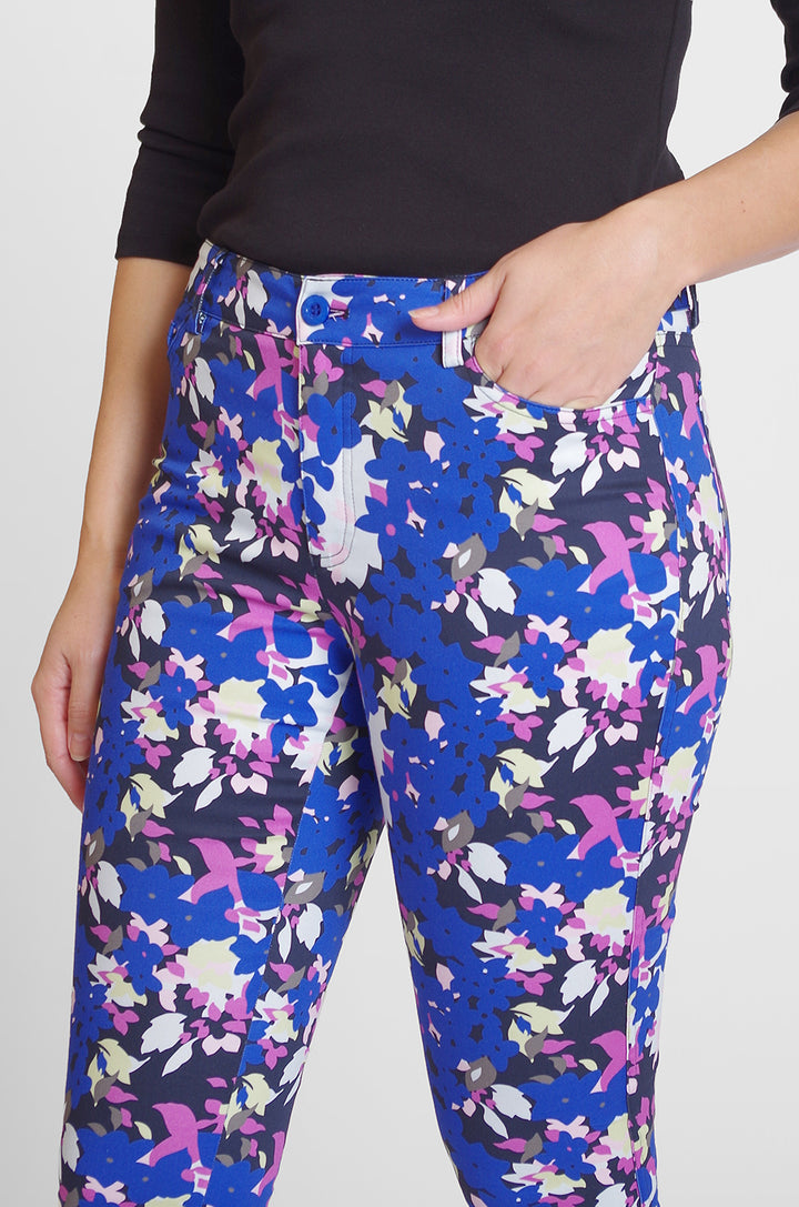 Twiggy Slim Jean - Colorful Bouquet: FINAL SALE