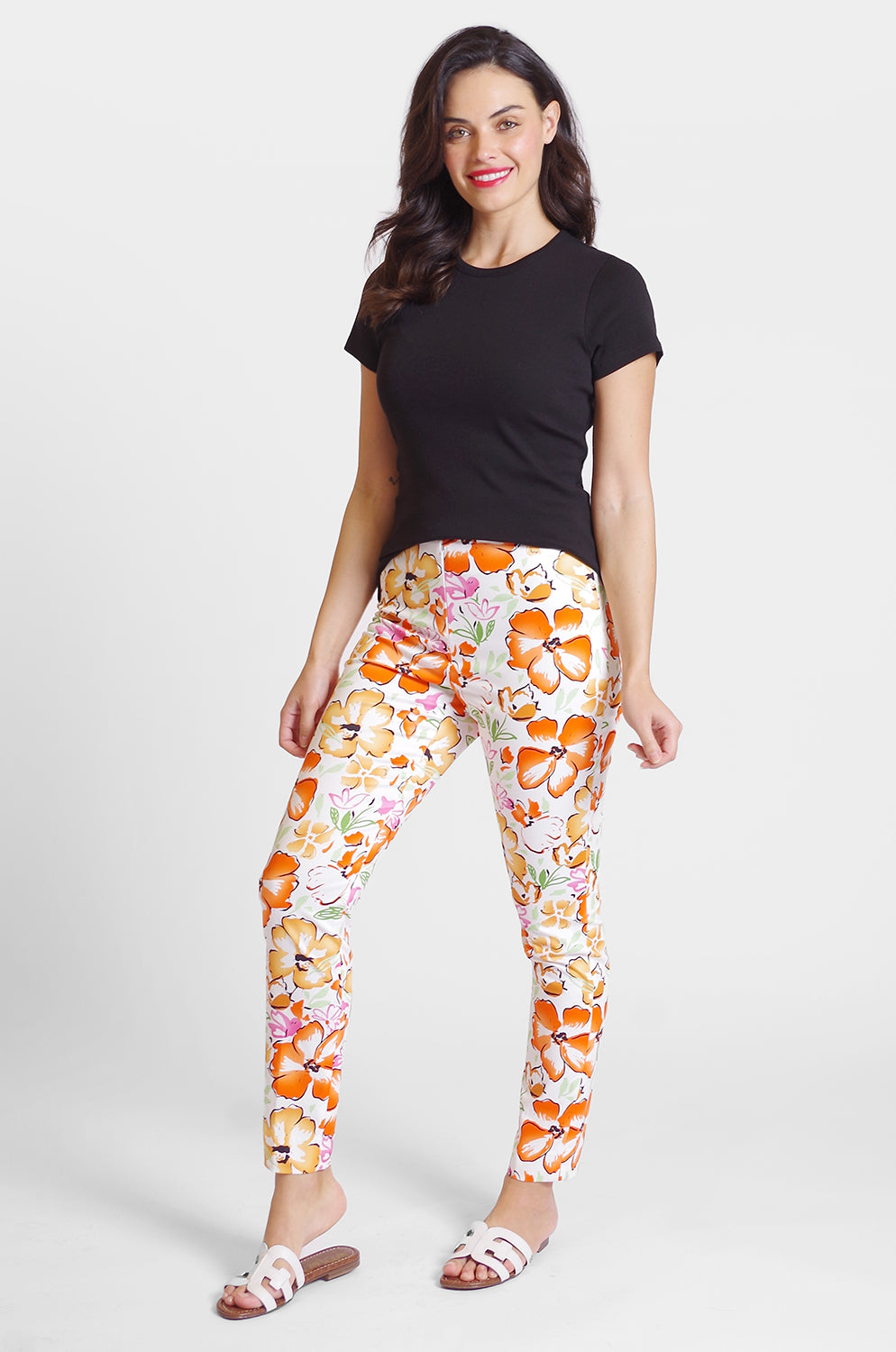 Jasmine Pant - Multi Floral: FINAL SALE