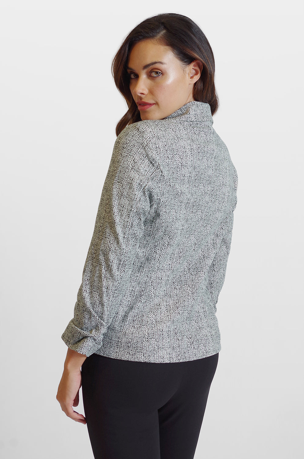 Brett Jacket - Tile Print: FINAL SALE