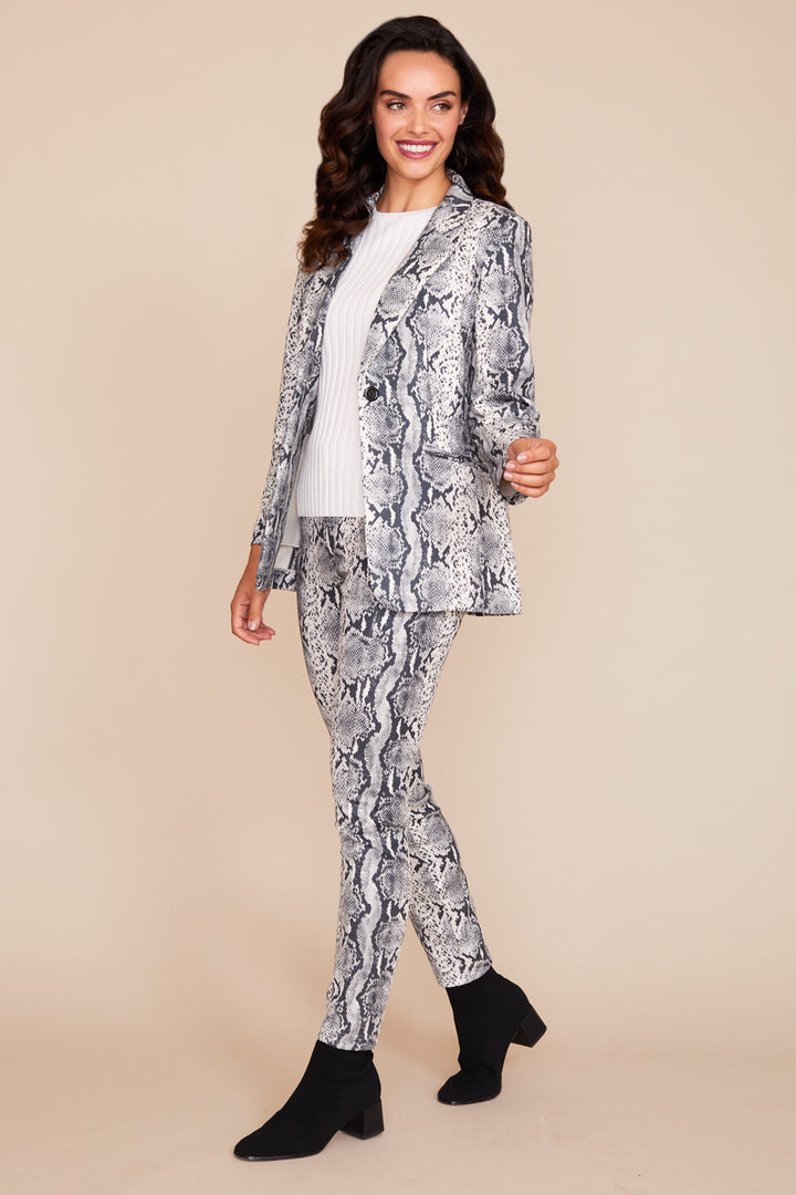Peyton Jacket - Printed Faux Suede: FINAL SALE