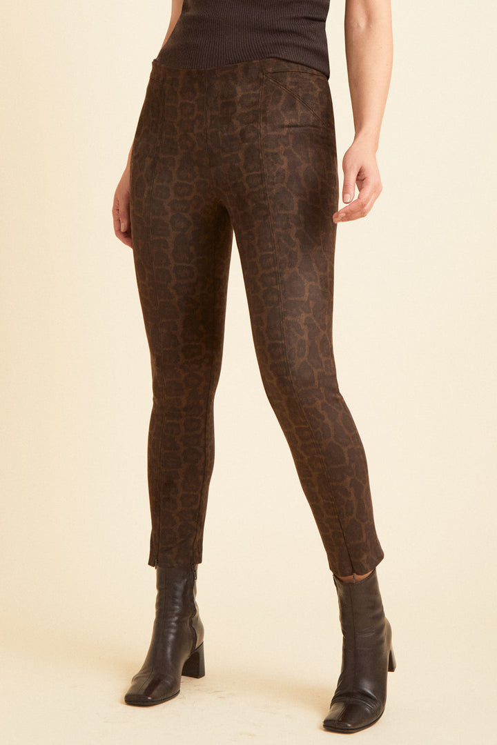 Sloane Pant - Cheetah Suede: FINAL SALE