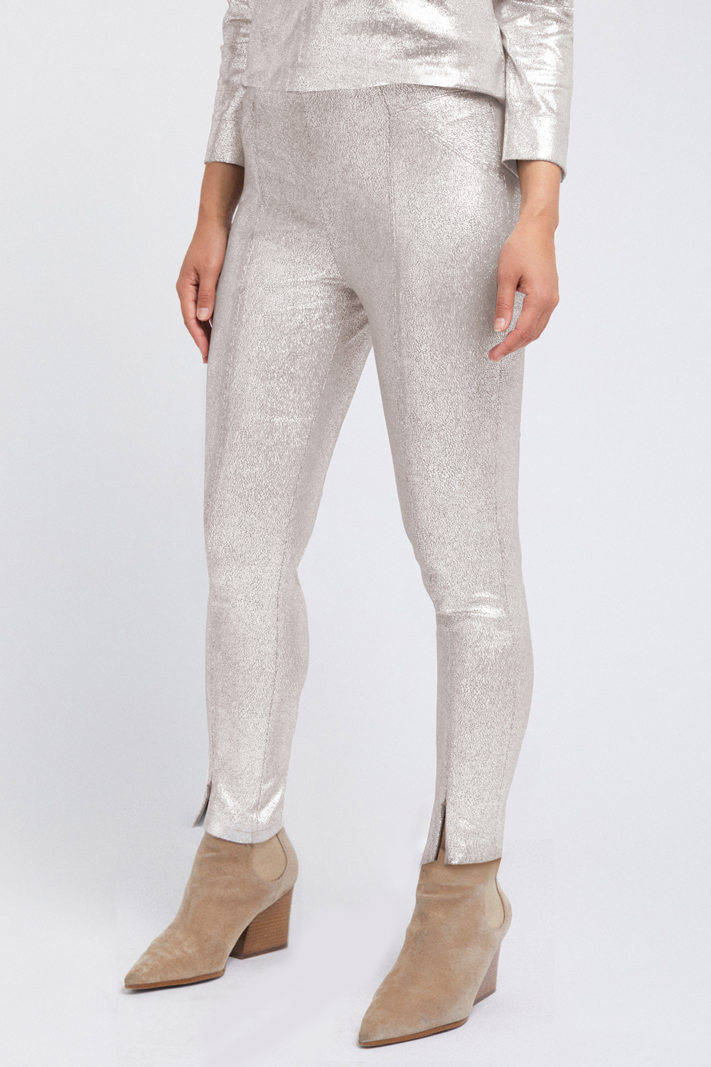 Sloane Pant - Foiled Suede: FINAL SALE