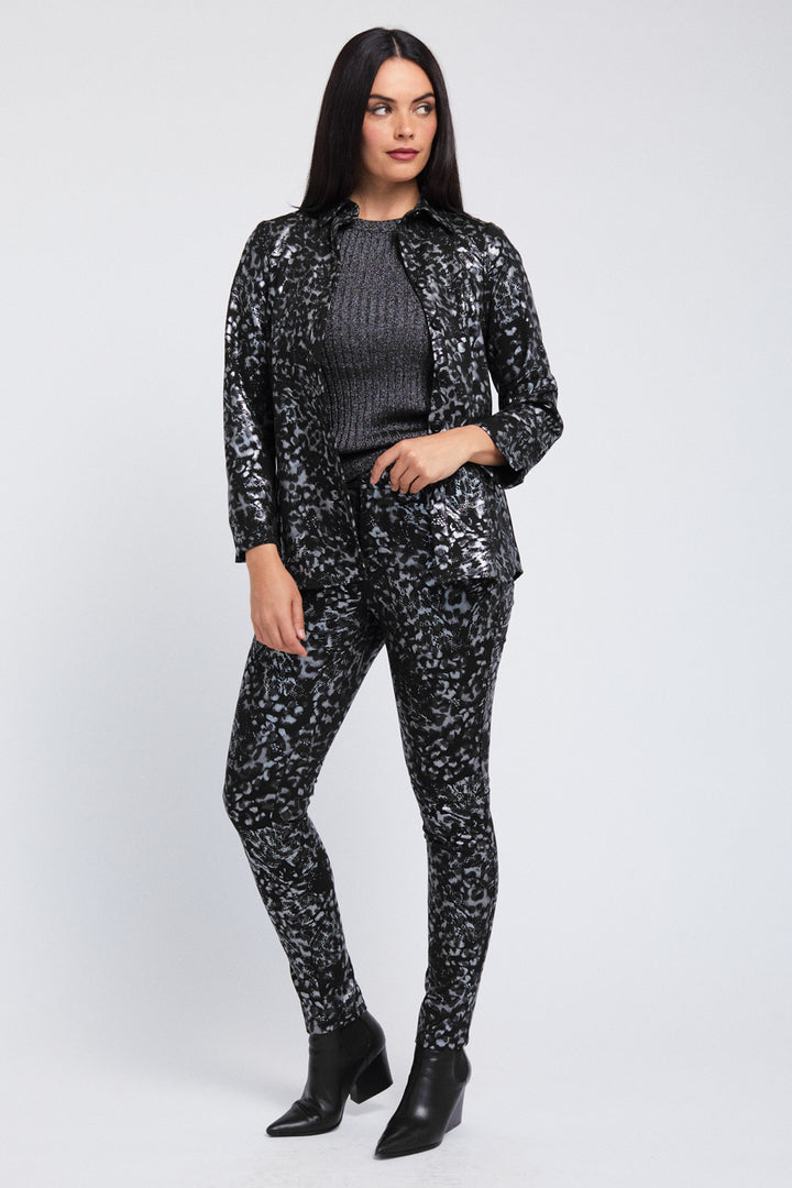 Ruth Shirt Jacket - Metallic Safari: FINAL SALE