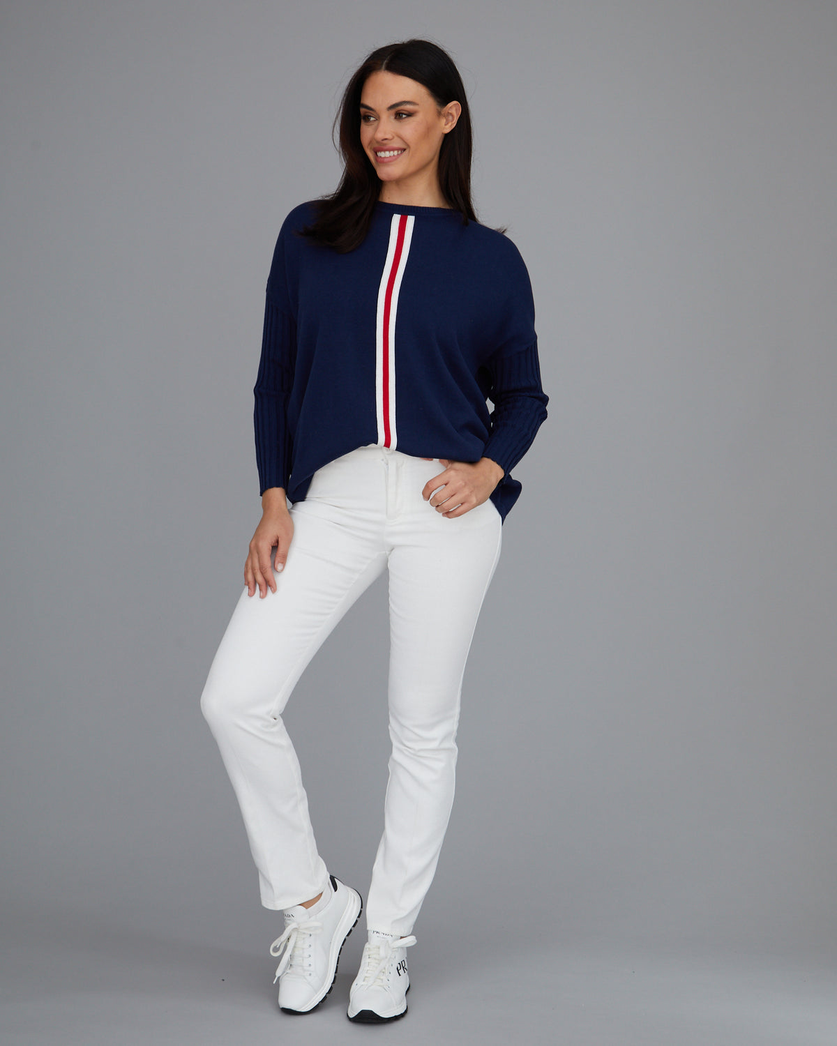 Novelty Stripe Easy Tunic- FINAL SALE