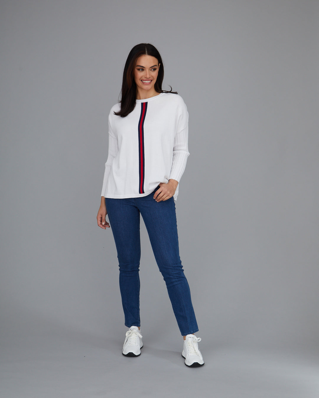 Novelty Stripe Easy Tunic- FINAL SALE