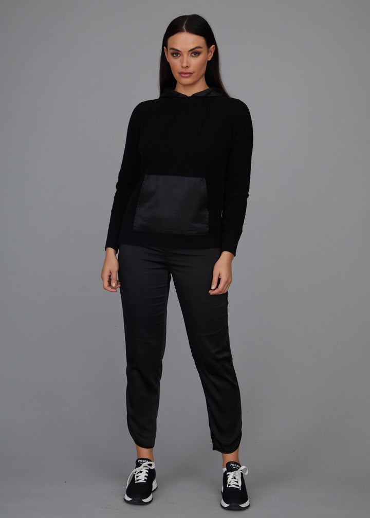 Hoody - Satin Trim: FINAL SALE