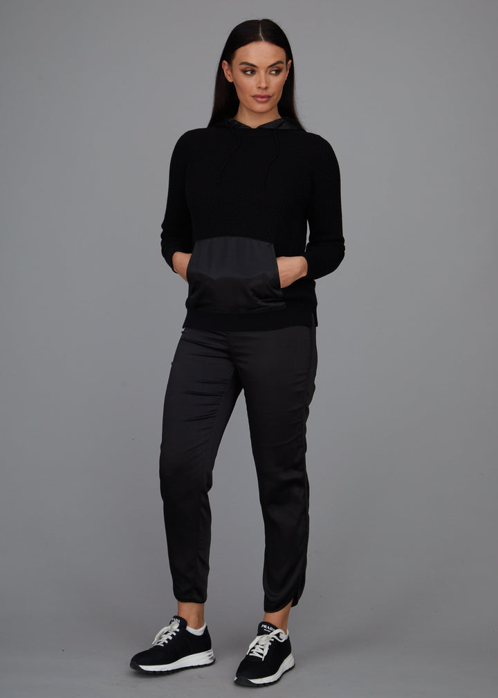 Hoody - Satin Trim: FINAL SALE