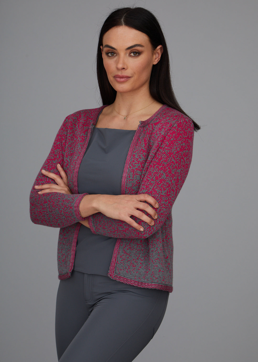 Pixelated Cardigan Sweater: FINAL SALE