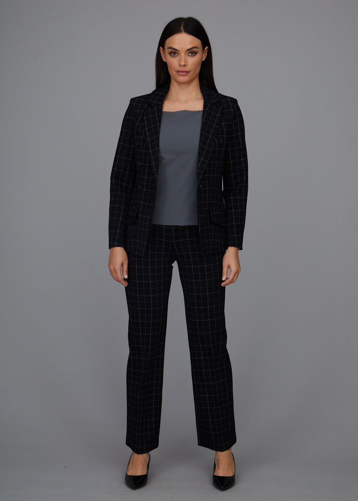 Steely 1 Button DB Jacket - Wall Street Plaid: FINAL SALE