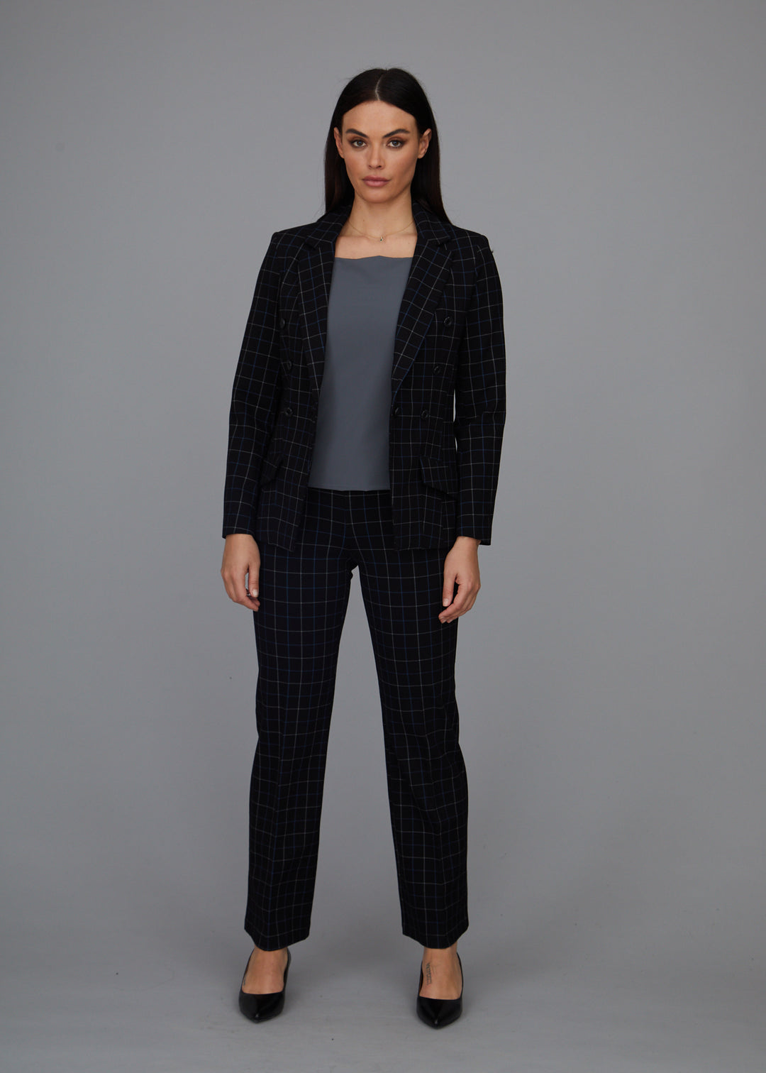 Steely 1 Button DB Jacket - Wall Street Plaid: FINAL SALE