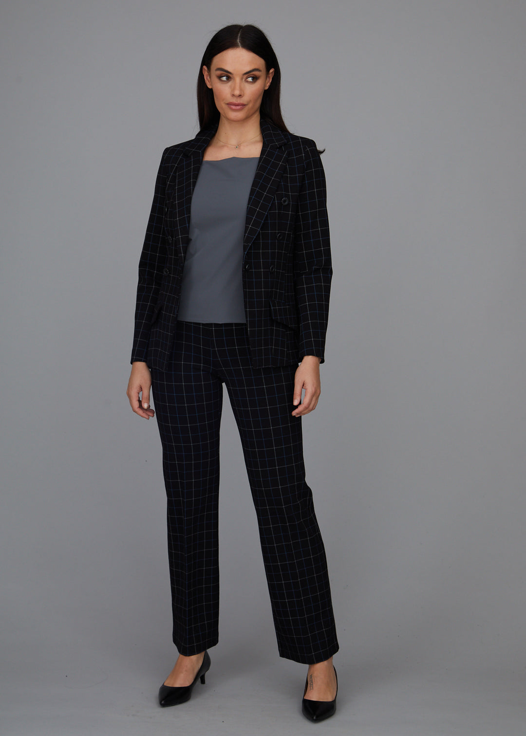 Steely 1 Button DB Jacket - Wall Street Plaid: FINAL SALE
