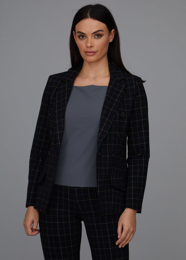 Steely 1 Button DB Jacket - Wall Street Plaid: FINAL SALE