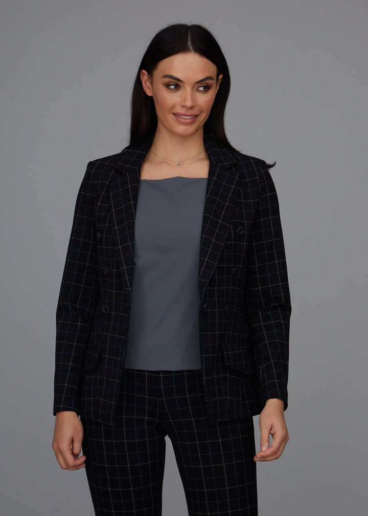 Steely 1 Button DB Jacket - Wall Street Plaid: FINAL SALE