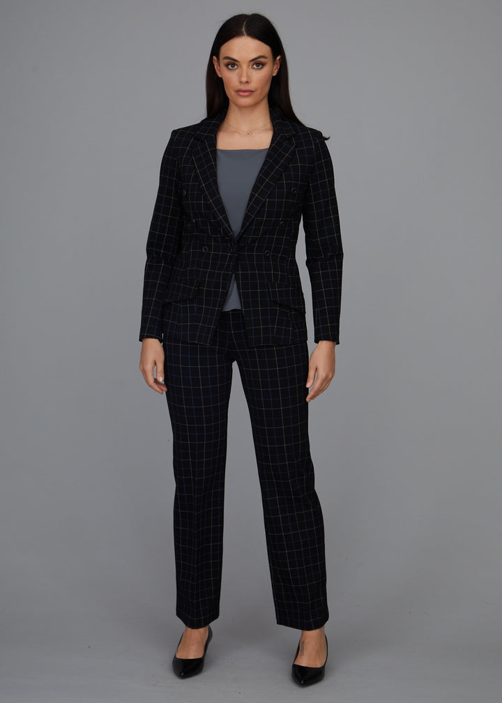 Steely 1 Button DB Jacket - Wall Street Plaid: FINAL SALE