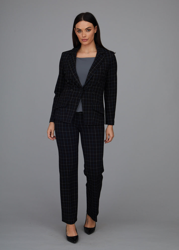 Steely 1 Button DB Jacket - Wall Street Plaid: FINAL SALE
