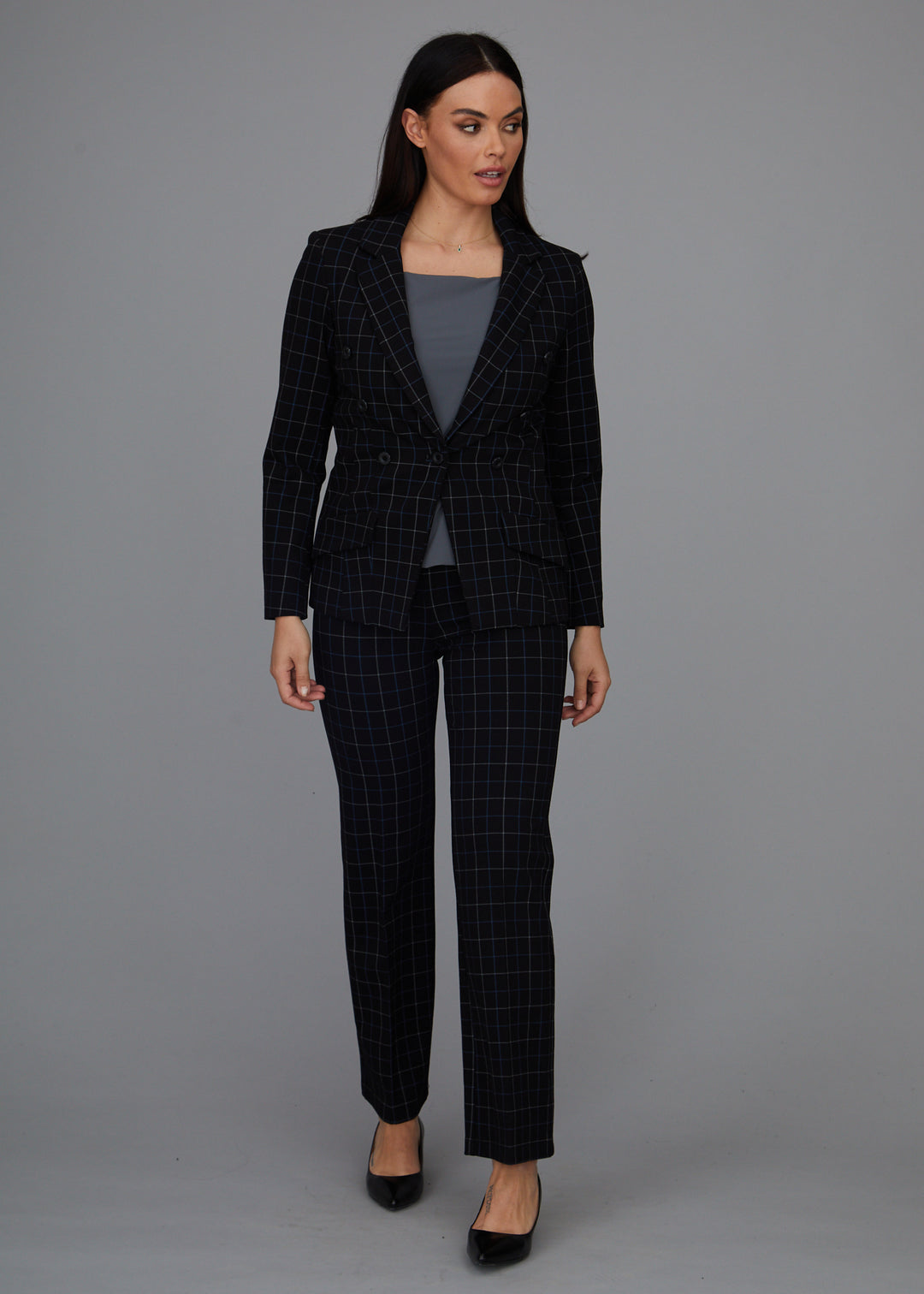Steely 1 Button DB Jacket - Wall Street Plaid: FINAL SALE
