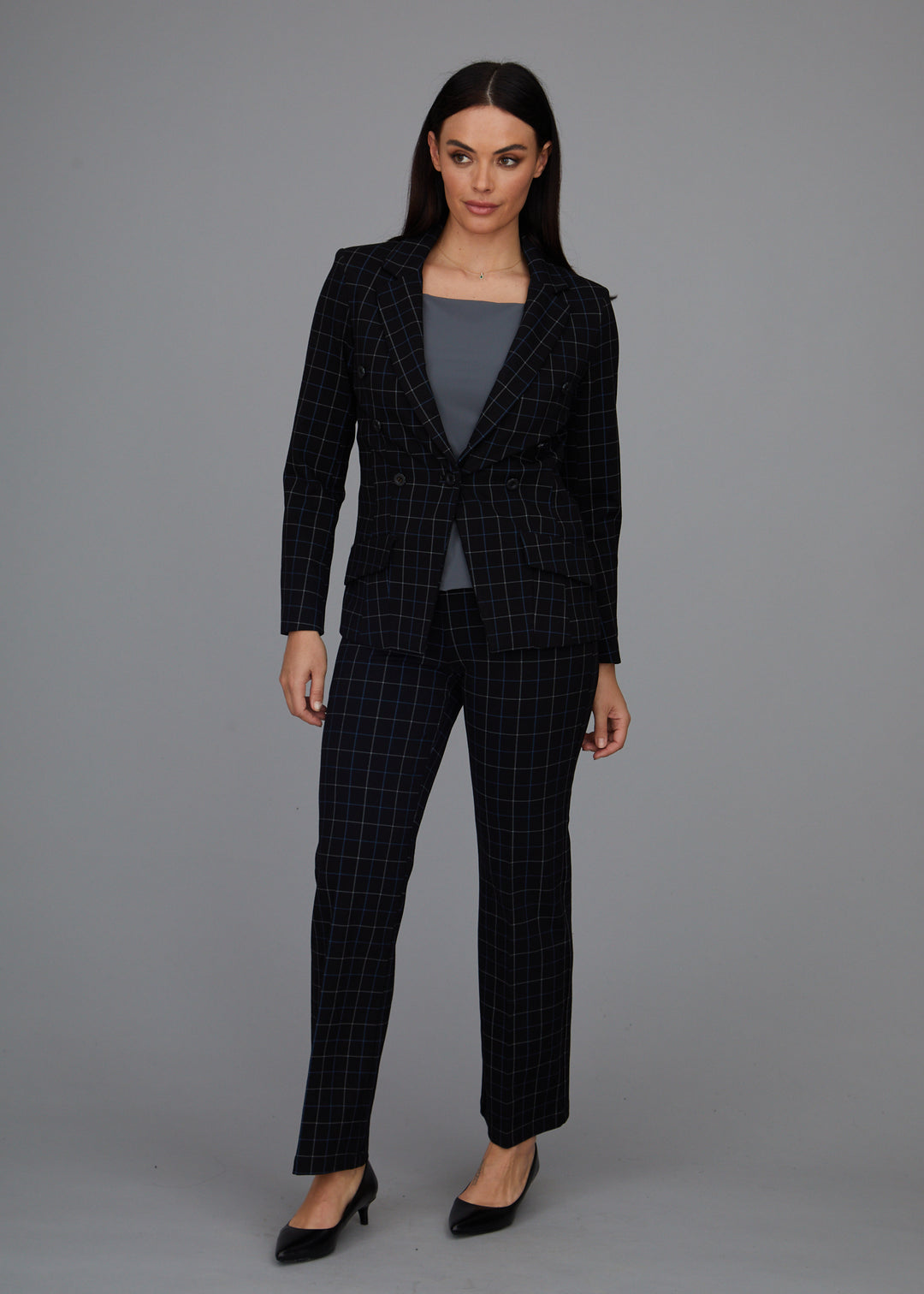 Steely 1 Button DB Jacket - Wall Street Plaid: FINAL SALE