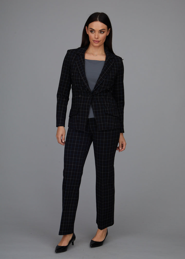 Steely 1 Button DB Jacket - Wall Street Plaid: FINAL SALE