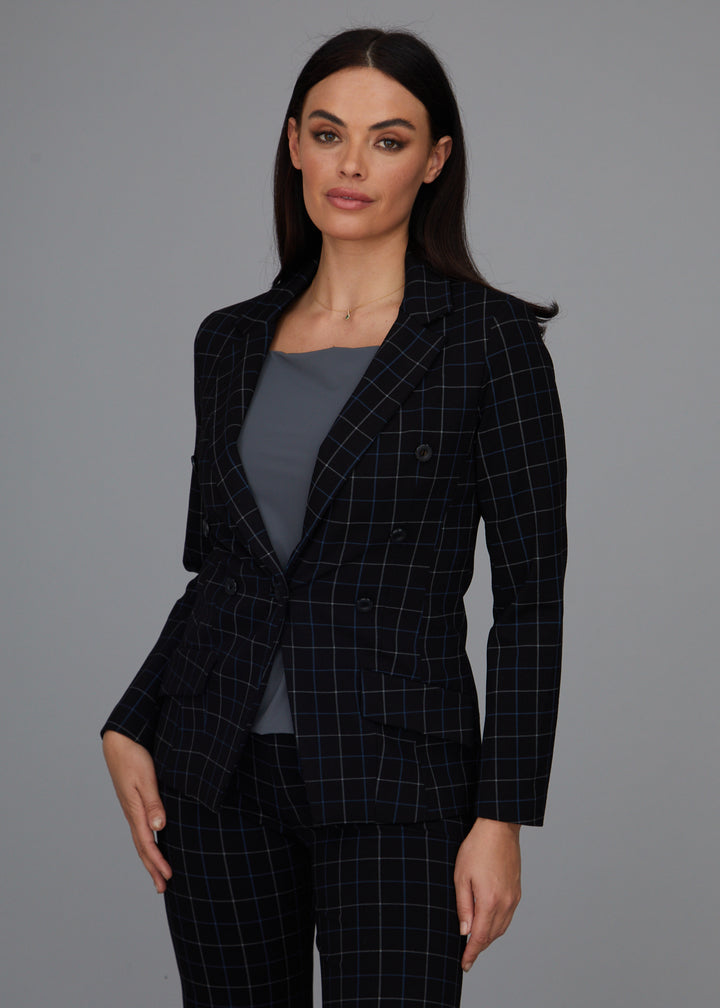 Steely 1 Button DB Jacket - Wall Street Plaid: FINAL SALE