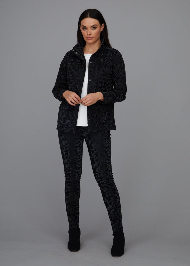 Ivy Jegging - Faux Camo Suede: FINAL SALE