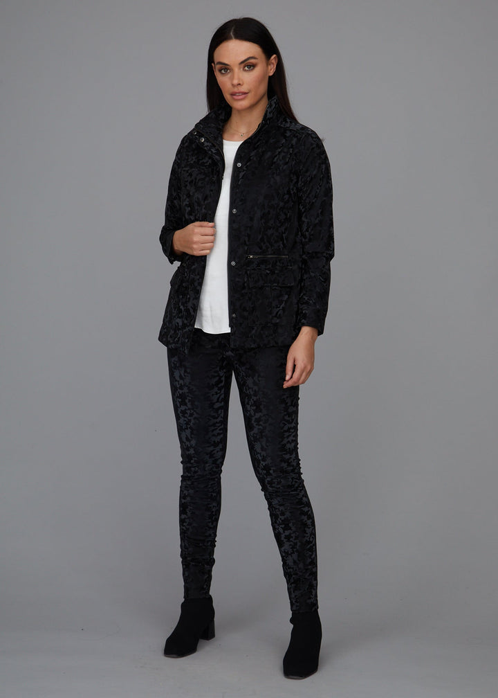Ivy Jegging - Faux Camo Suede: FINAL SALE
