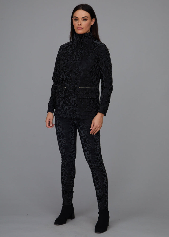 Ivy Jegging - Faux Camo Suede: FINAL SALE