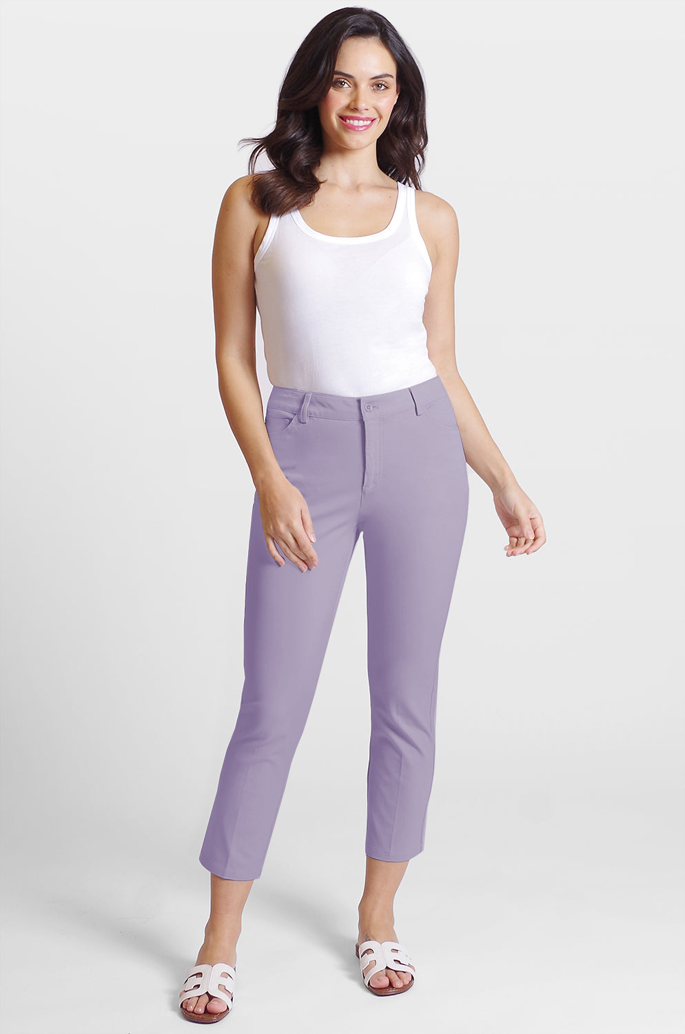Casey Crop Jean - Blossom Twill - Fashion Colors: FINAL SALE