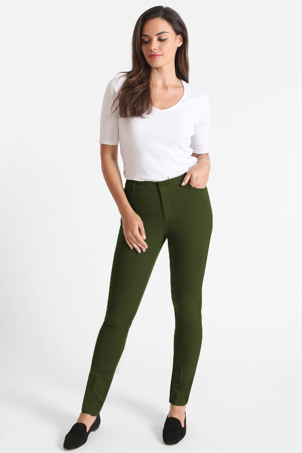 Twiggy Slim Jean - Blossom Twill - Fashion Colors: FINAL SALE