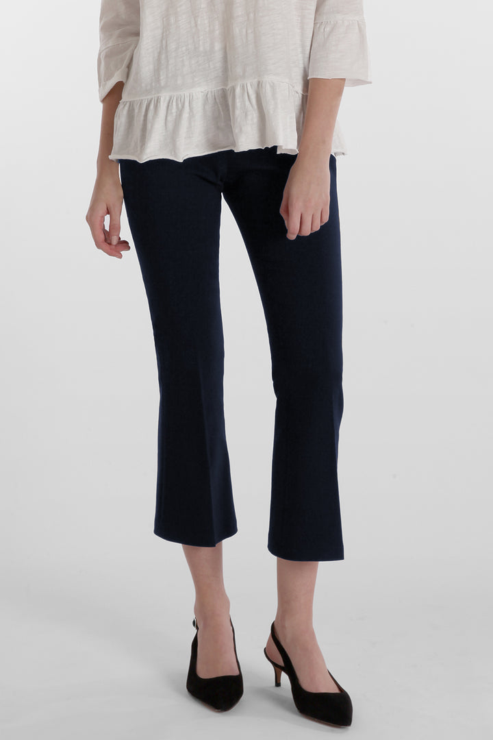 Regan Crop Flare - Blossom Twill: FINAL SALE
