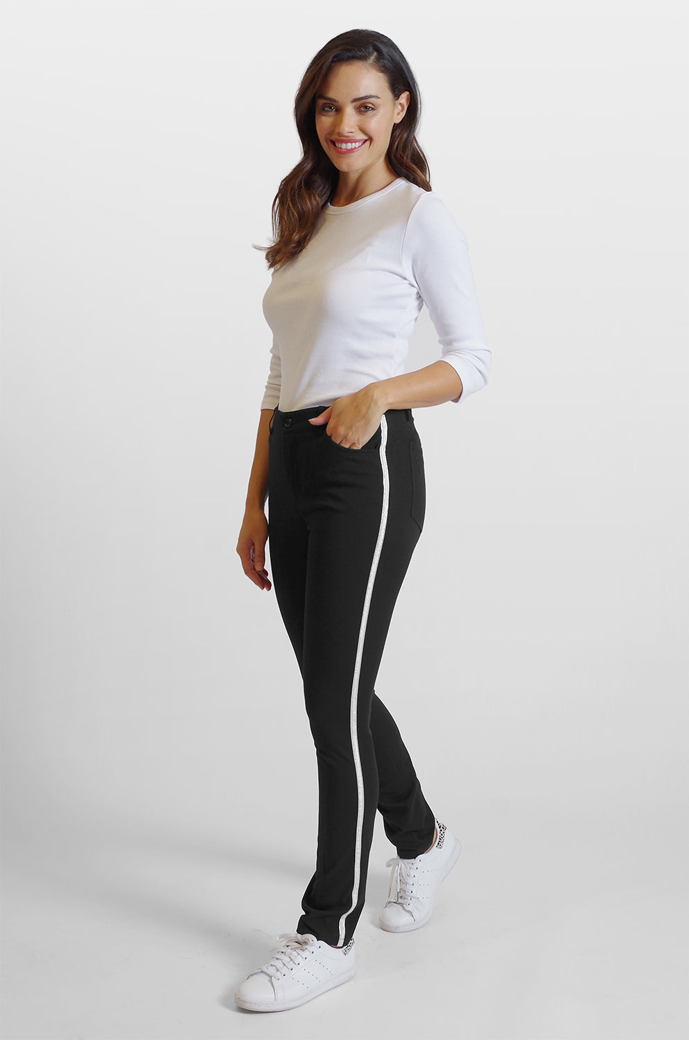 Oakley Metallic Stripe Slim Jean - Blossom Twill: FINAL SALE