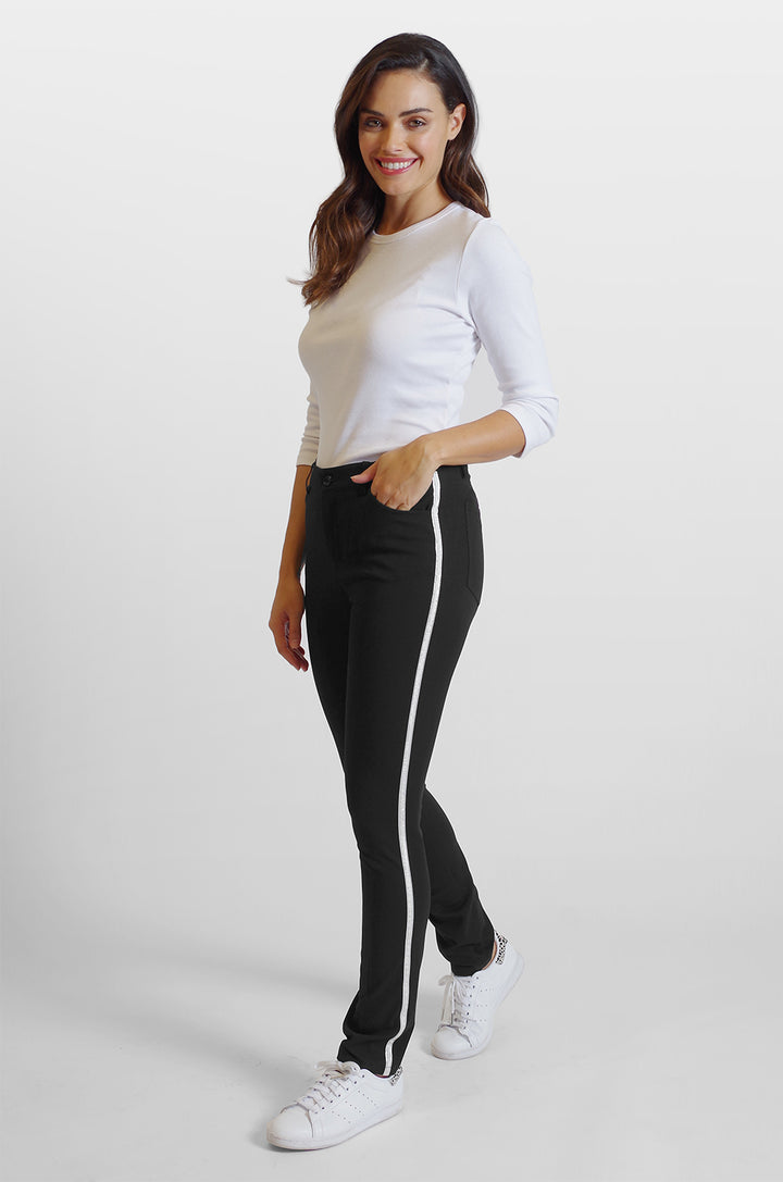Oakley Metallic Stripe Slim Jean - Blossom Twill: FINAL SALE