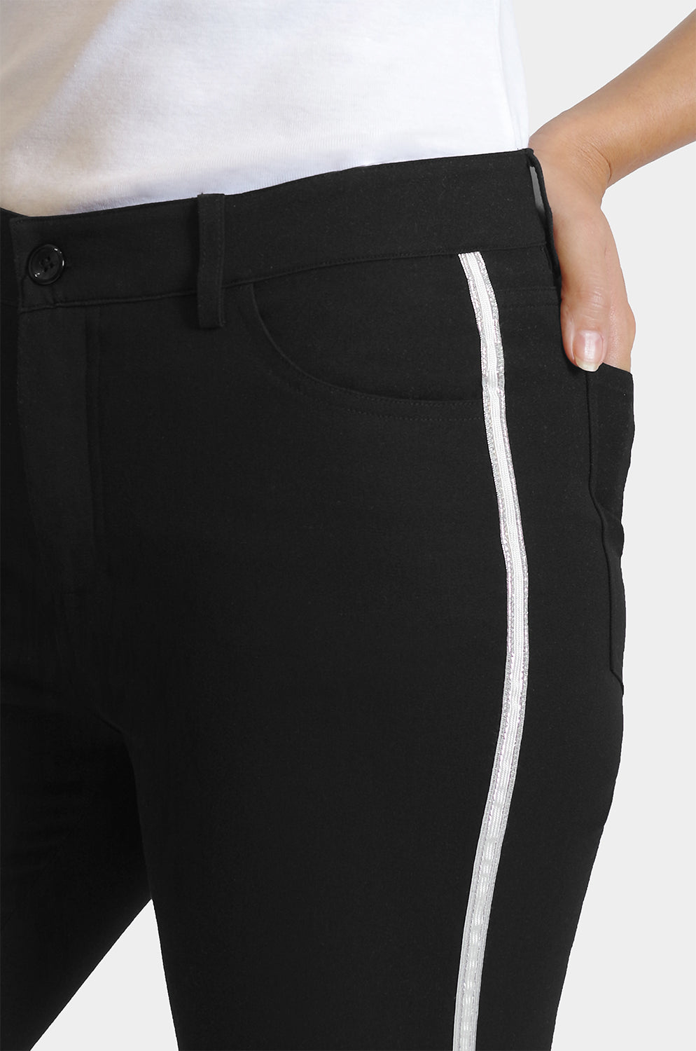 Oakley Metallic Stripe Slim Jean - Blossom Twill: FINAL SALE