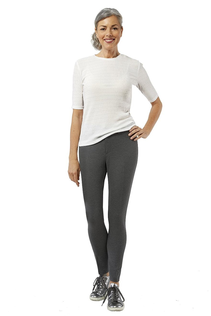 Harley Ankle Slim Jean - Paramount Knit: FINAL SALE