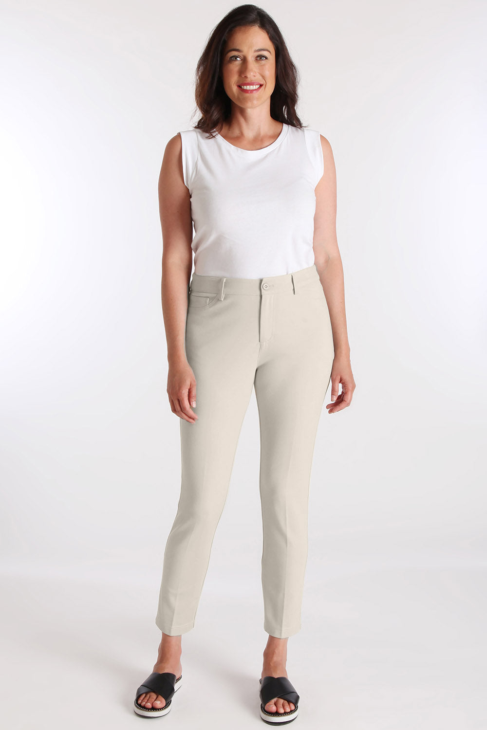 Harley Ankle Slim Jean - Paramount Knit: FINAL SALE