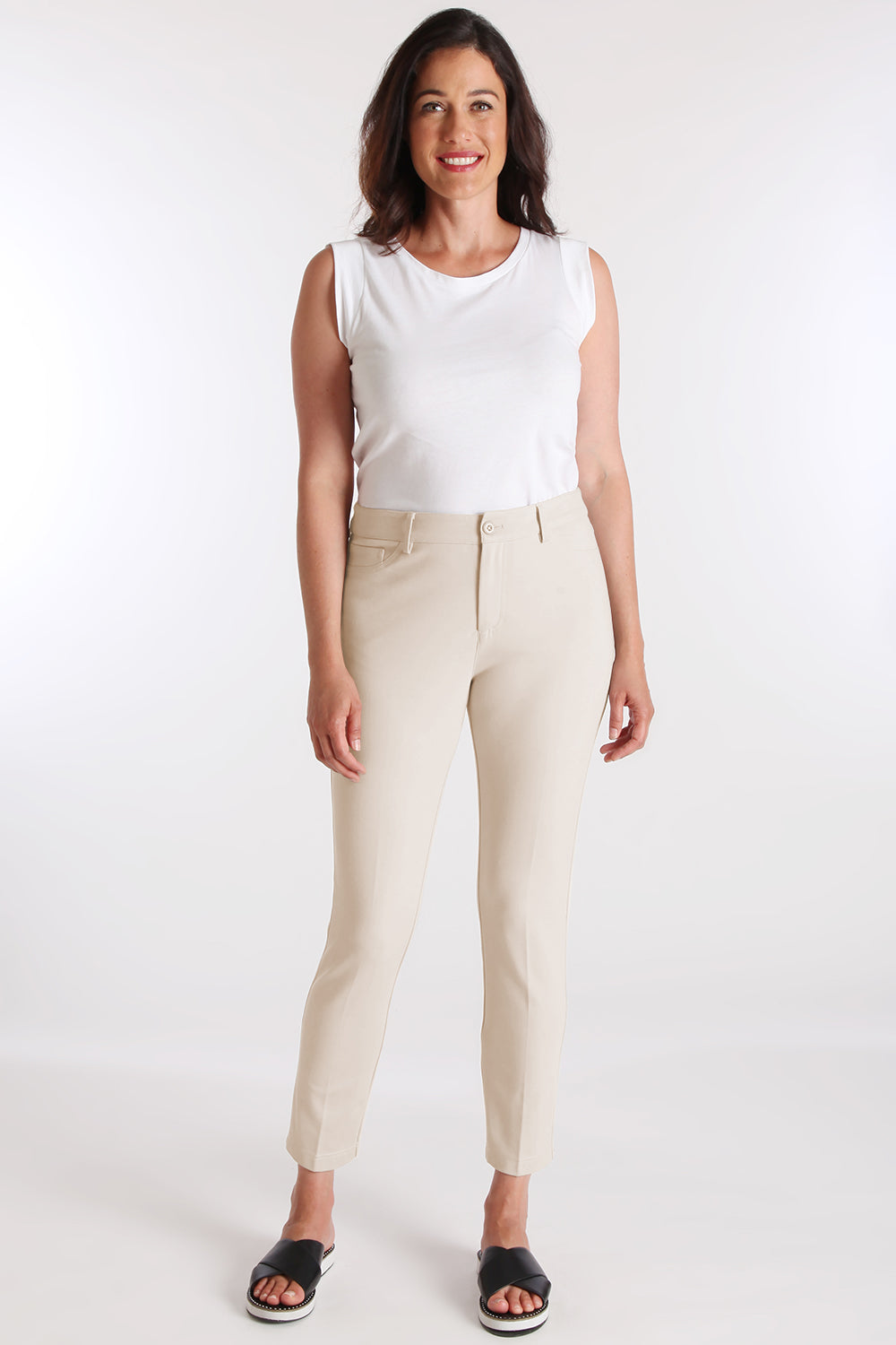 Harley Ankle Slim Jean - Paramount Knit: FINAL SALE