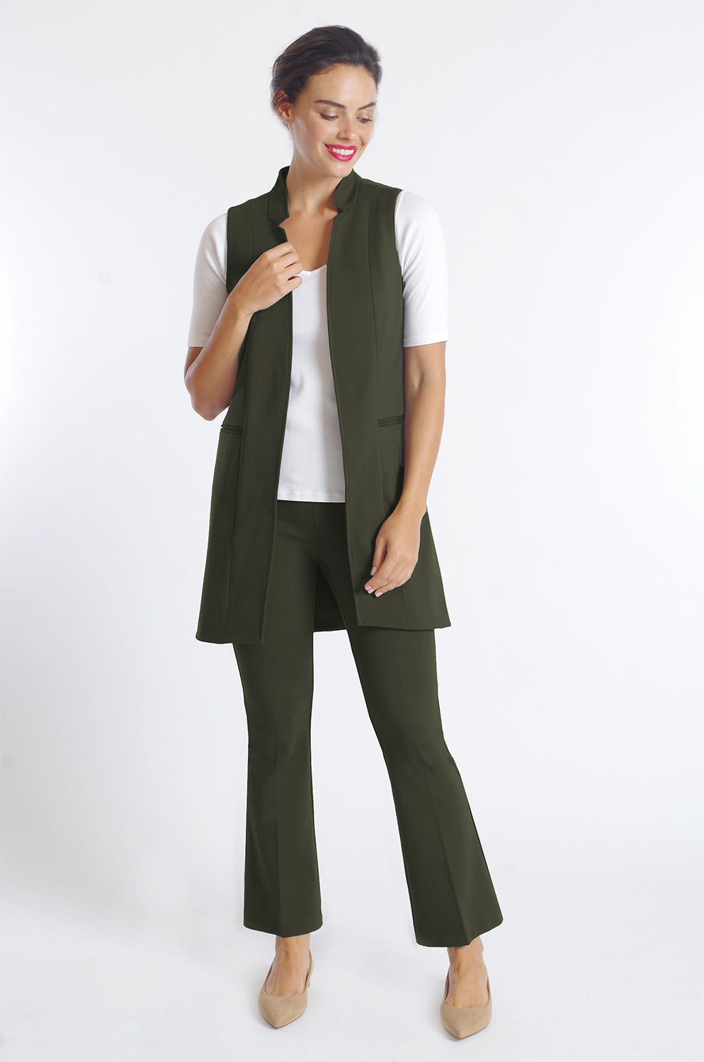 Cher Flare Pant - Paramount Knit: FINAL SALE