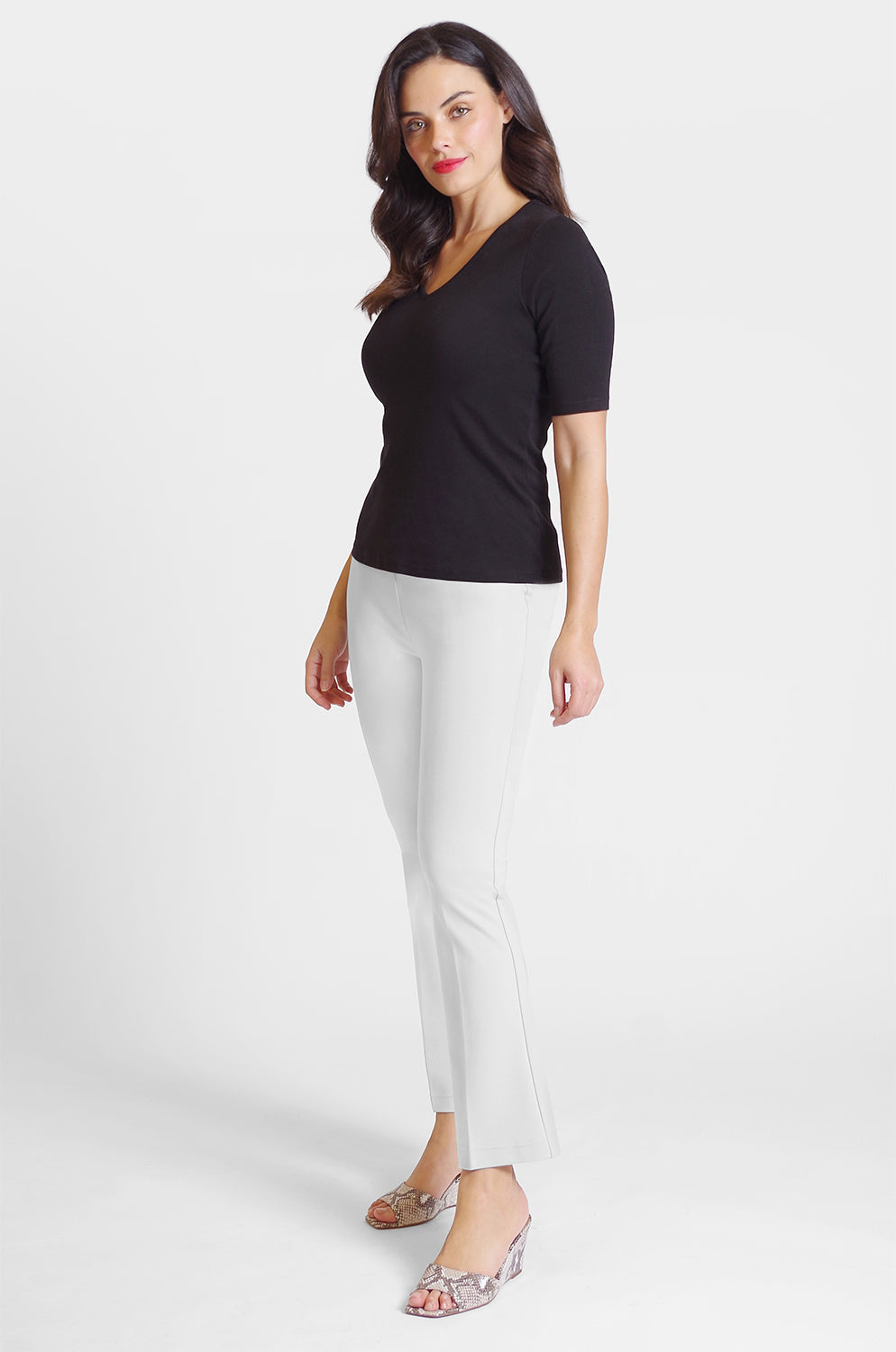 Cher Flare Pant - Paramount Knit: FINAL SALE