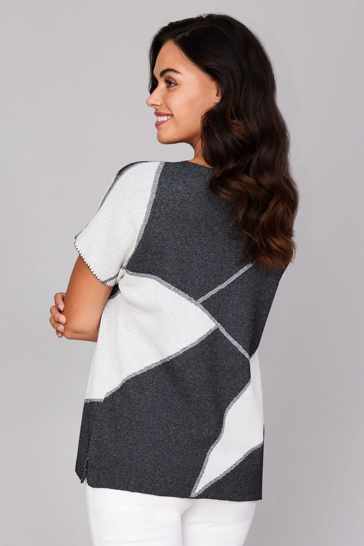 Geometric Short Sleeve: FINAL SALE