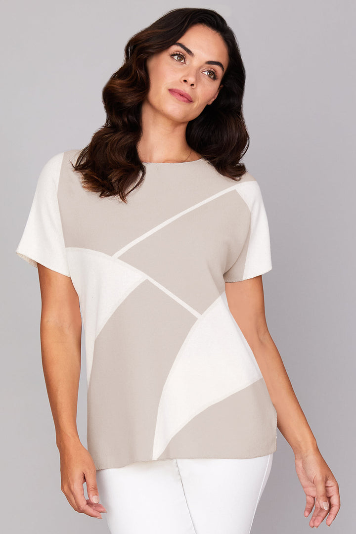Geometric Short Sleeve: FINAL SALE