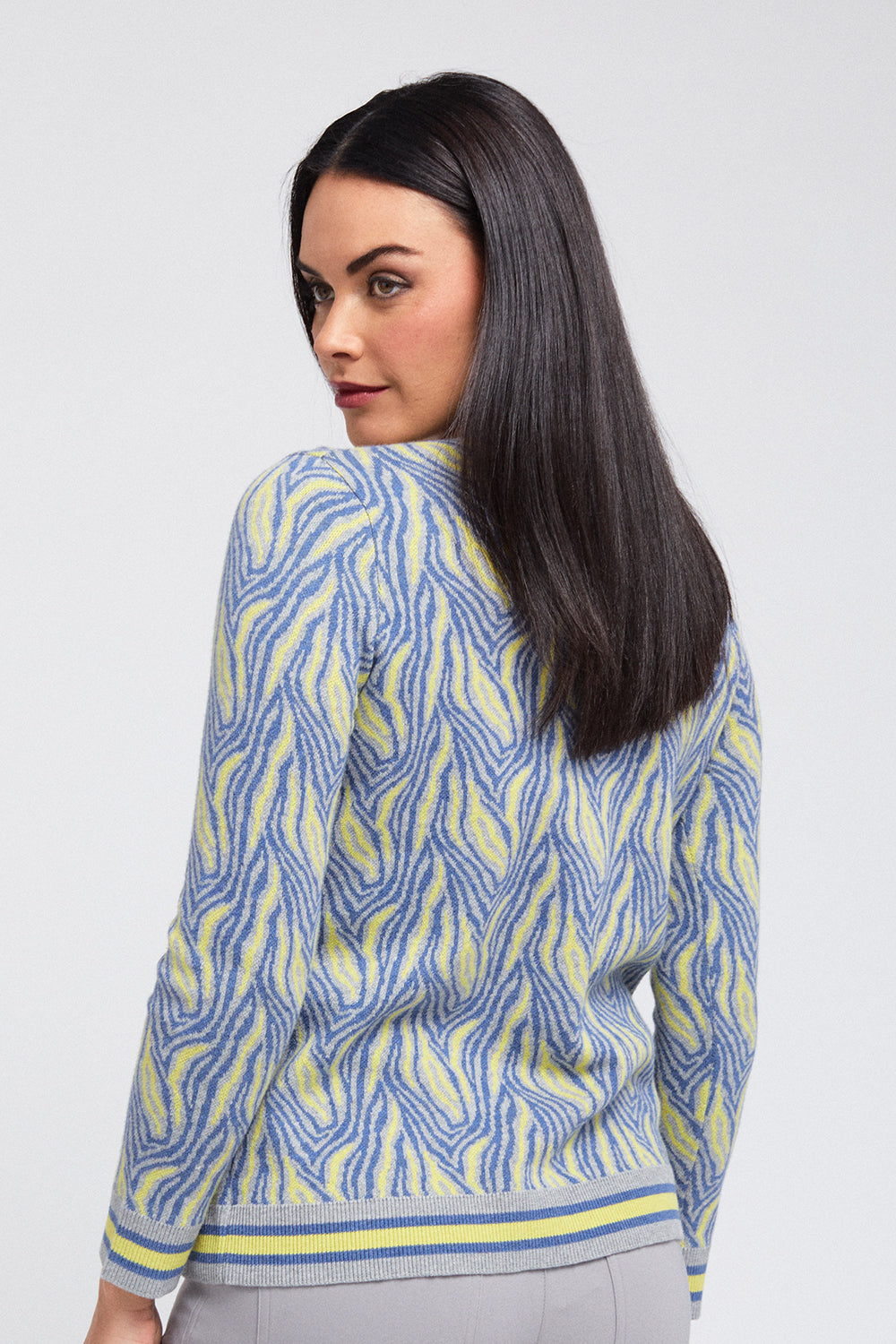 Zebra V Neck - Safari Bound: FINAL SALE