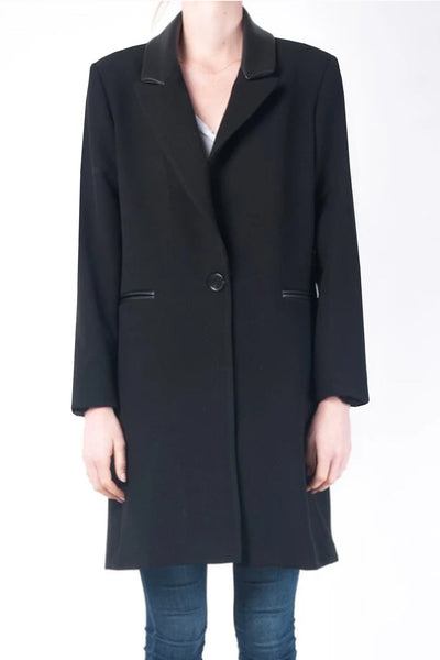 Hudson Car Coat - Black: FINAL SALE