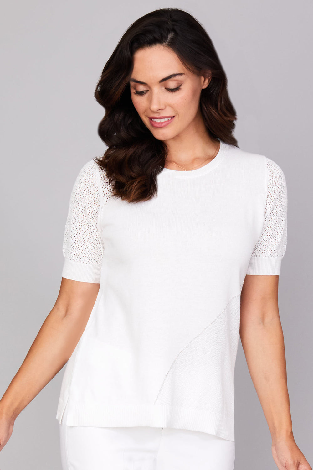 Mixed Stitch Elbow Sleeve: FINAL SALE