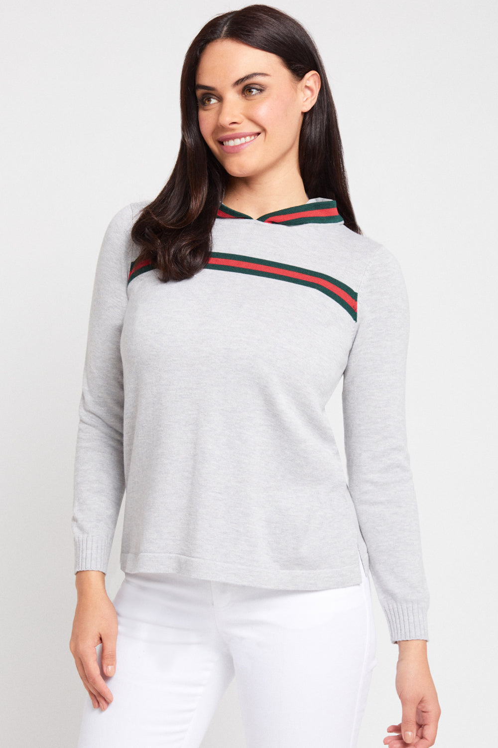 Novelty Stripe Hoody: FINAL SALE