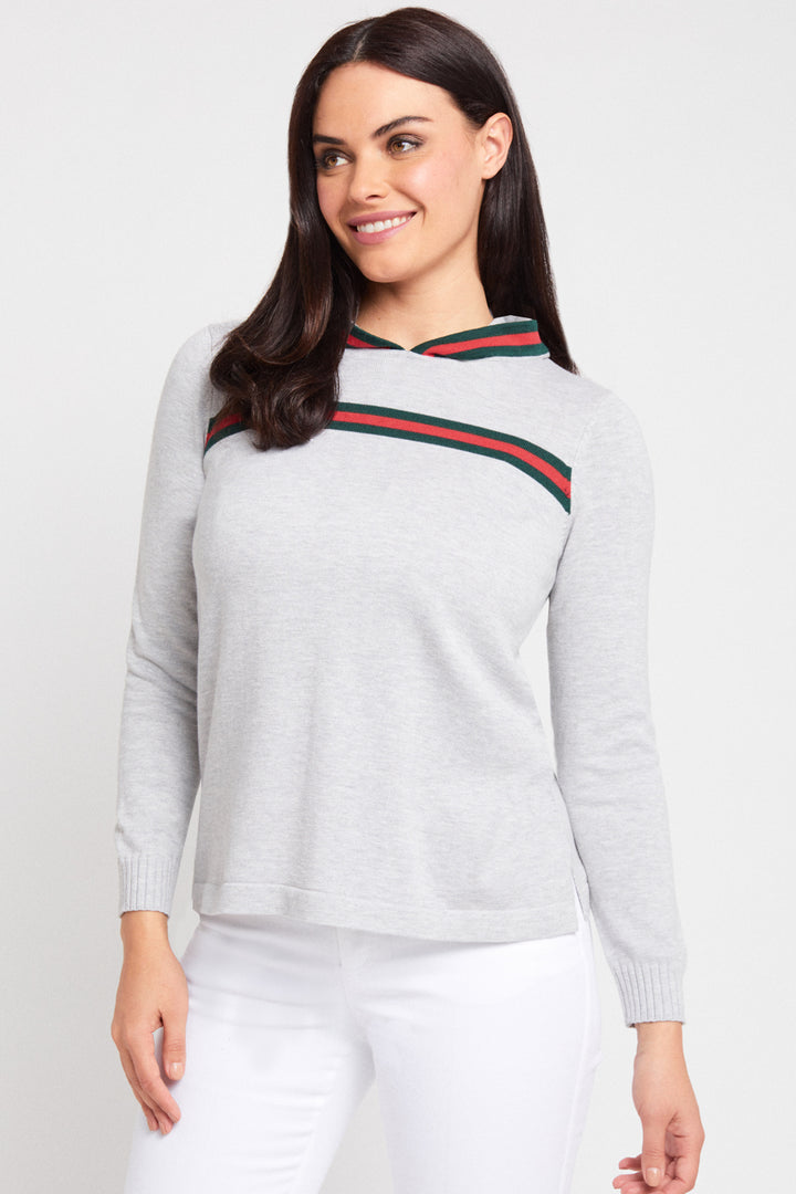 Novelty Stripe Hoody: FINAL SALE