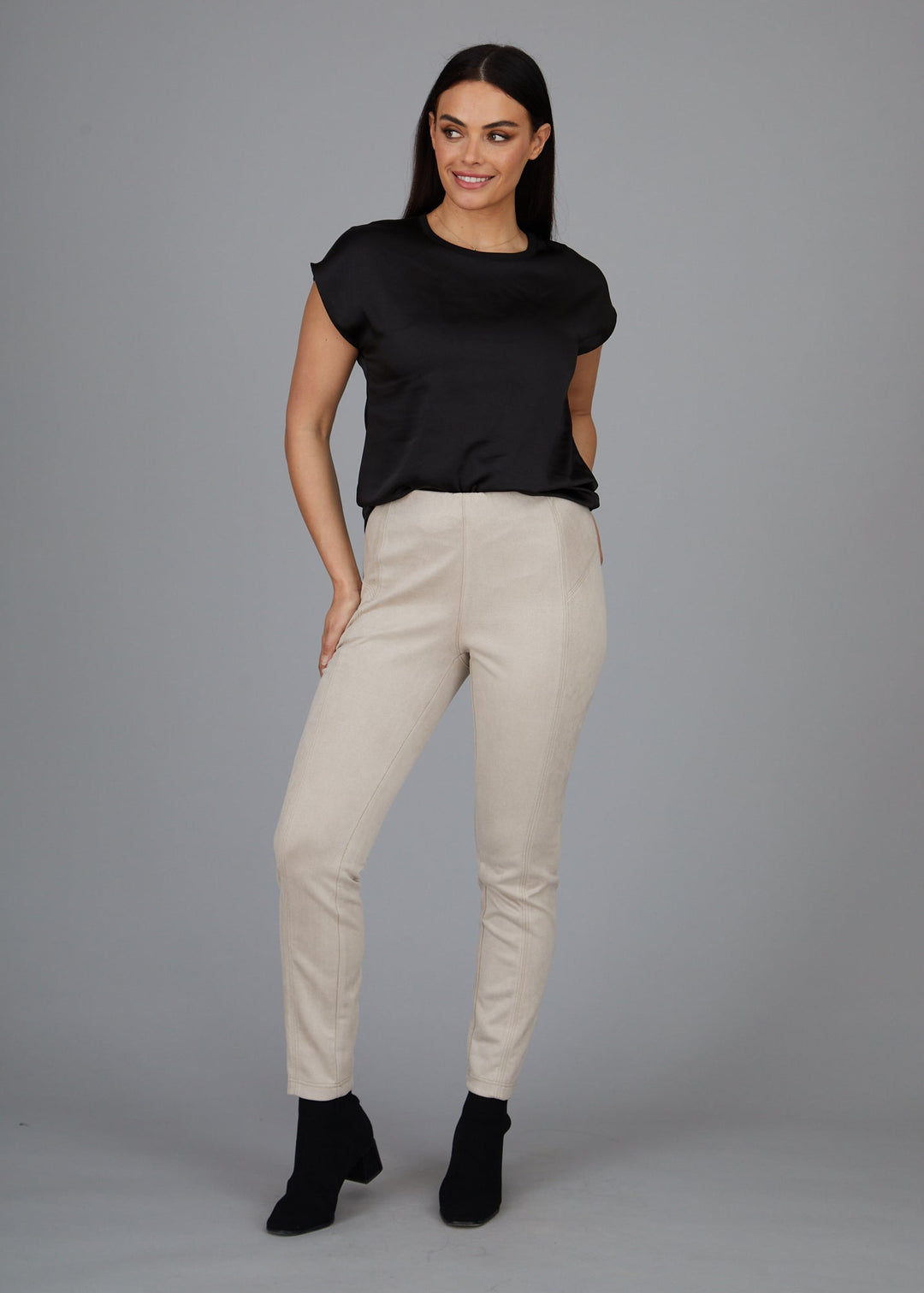 Chantal Legging - Faux Suede: FINAL SALE