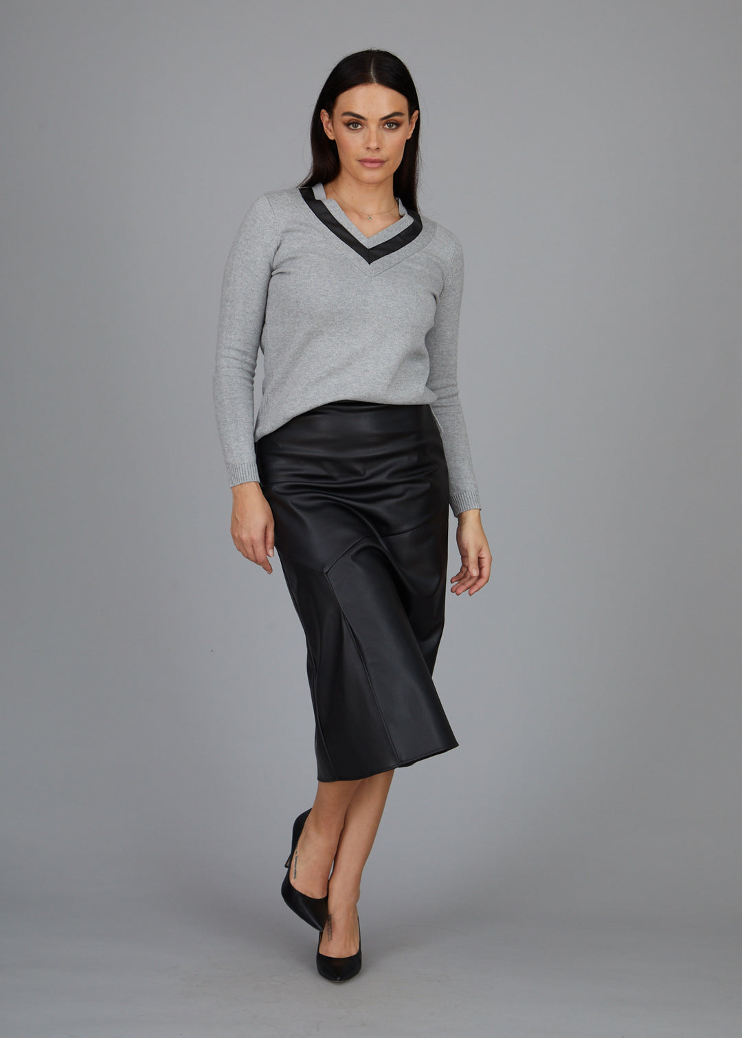 Gigi Long Skirt - Black: FINAL SALE
