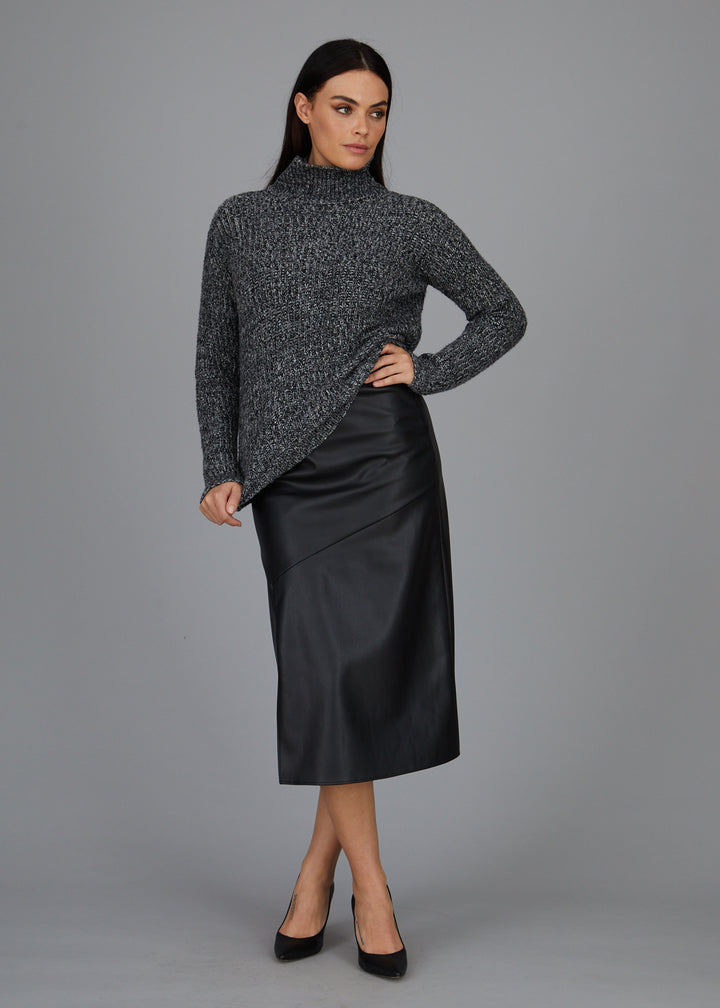 Gigi Long Skirt - Black: FINAL SALE