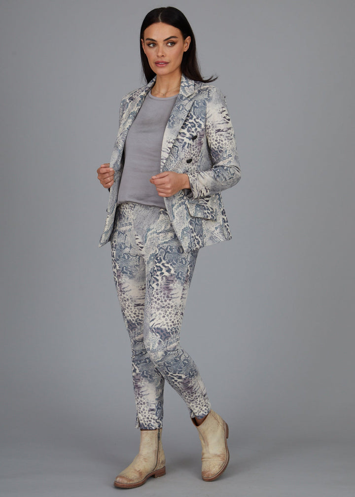 Steely 1 Button DB Jacket - Multi Skin Faux Suede: FINAL SALE